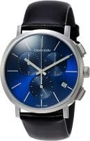 Calvin Klein K8Q371CN pour homme chronographe montre avec bracelet en cuir